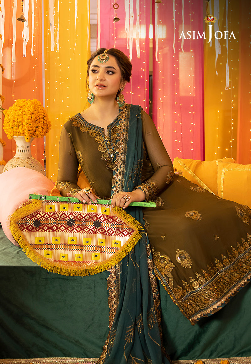 AJDAP-16 EMBROIDERED CHIFFON 3 PCS