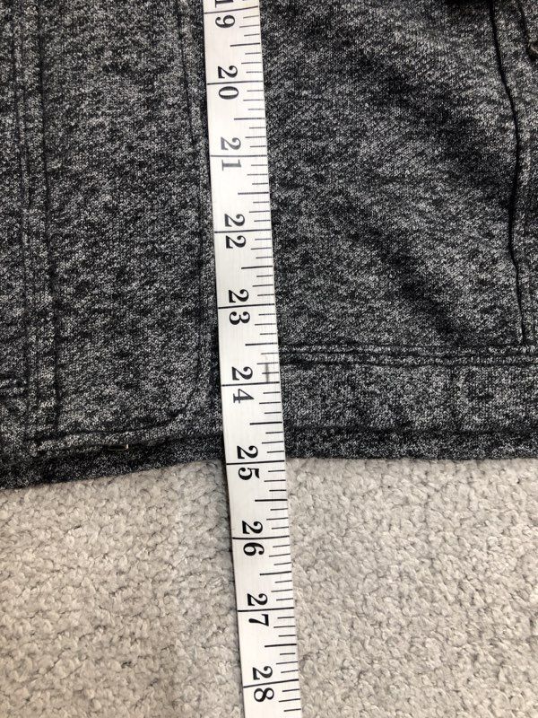 American Eagle Sweatshirt Mens X Large Gray Denali Cowl Neck Full Zip Sweater