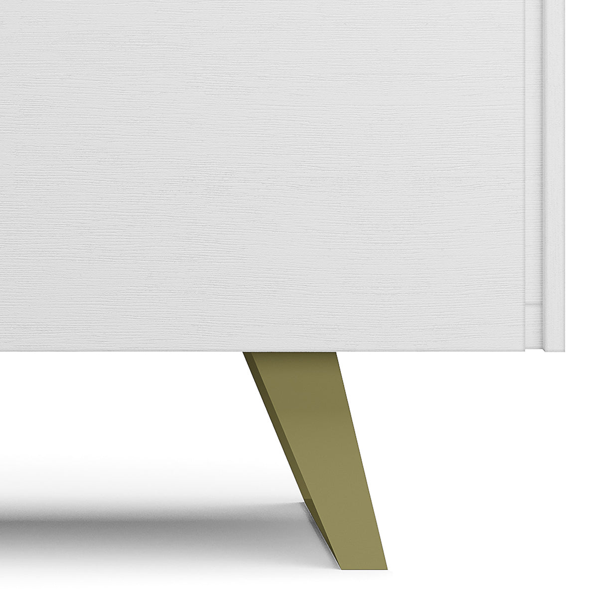 Pioneer TV Stand for TVs Up To 70 Inches with 2 Side Doors, Open Central Shelves and Metal Angled Legs