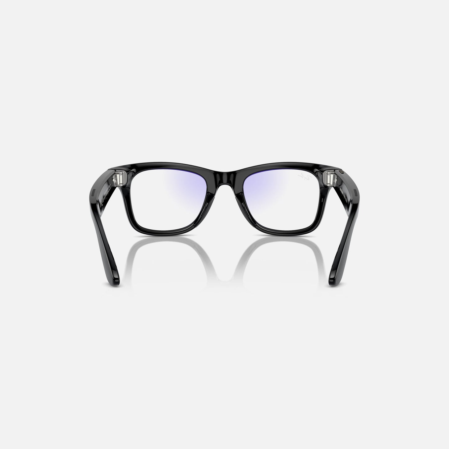 Ray Ban Meta Wayfarer - Shiny Black Clear