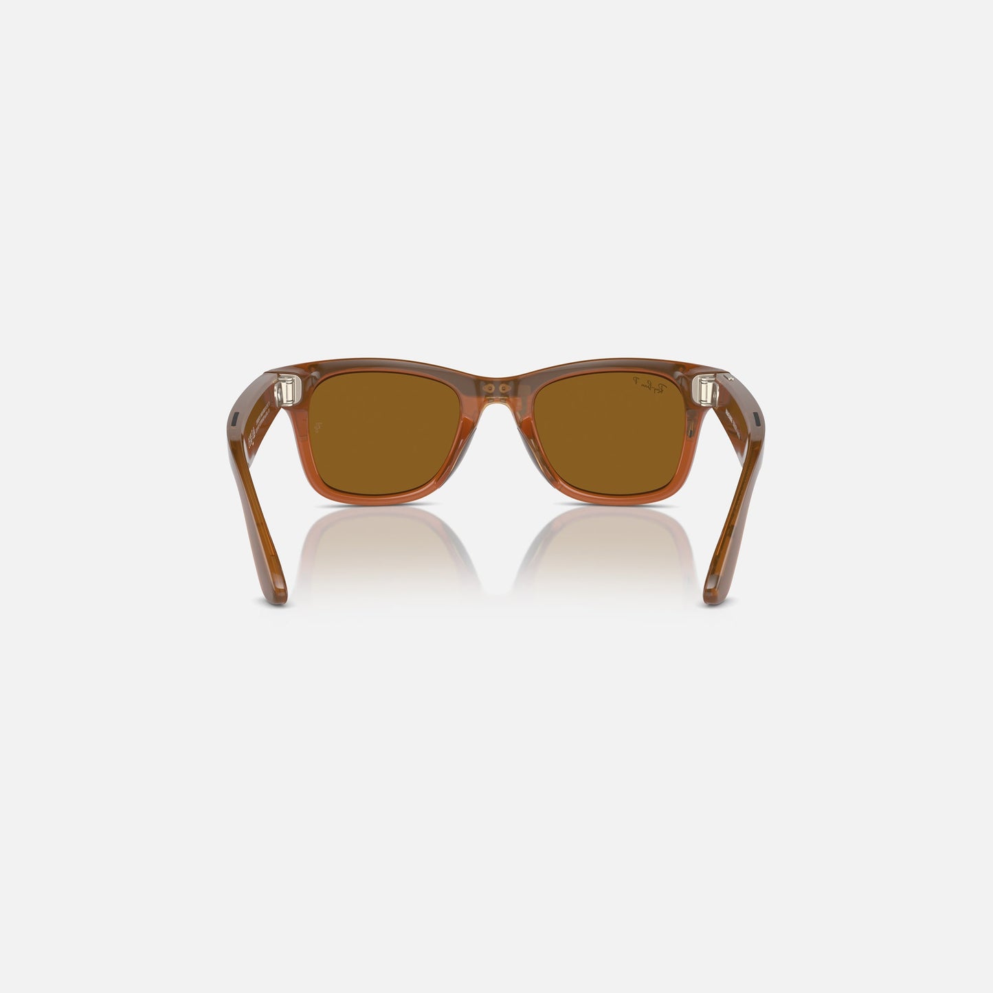 Ray Ban Meta Wayfarer - Shiny Caramel / Brown