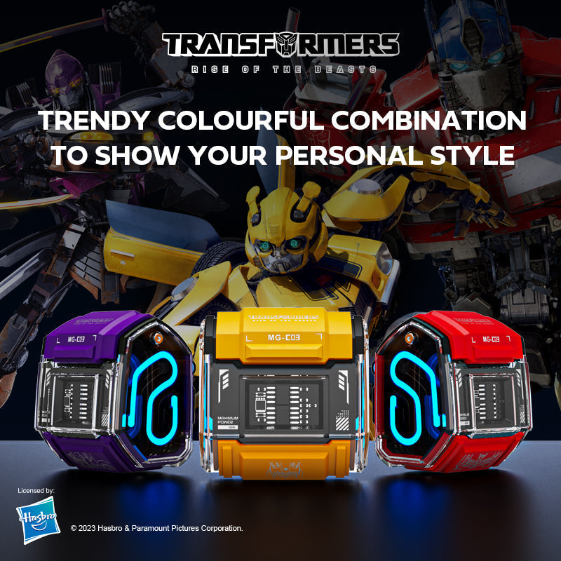 Transformers MG-C03 True Wireless Bluetooth Earbuds (Yellow)