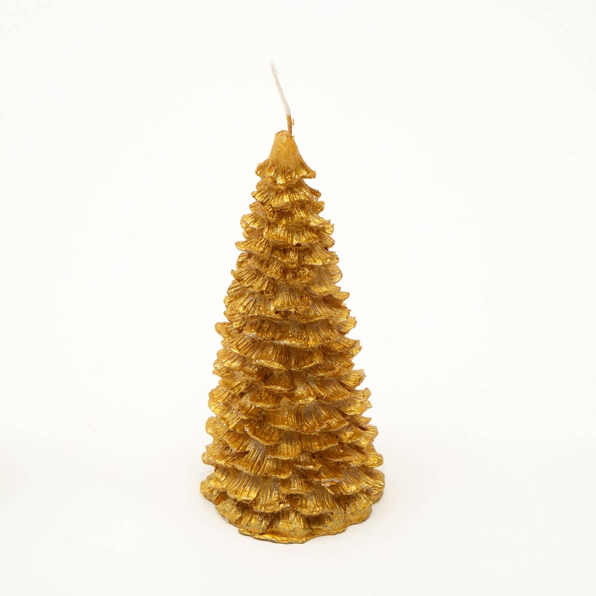 Metallic Christmas Tree Candles, Set of 6