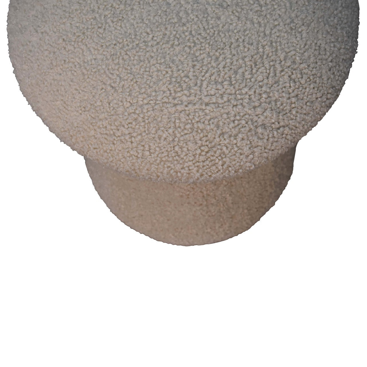 Mushroom Upholstered Footstool