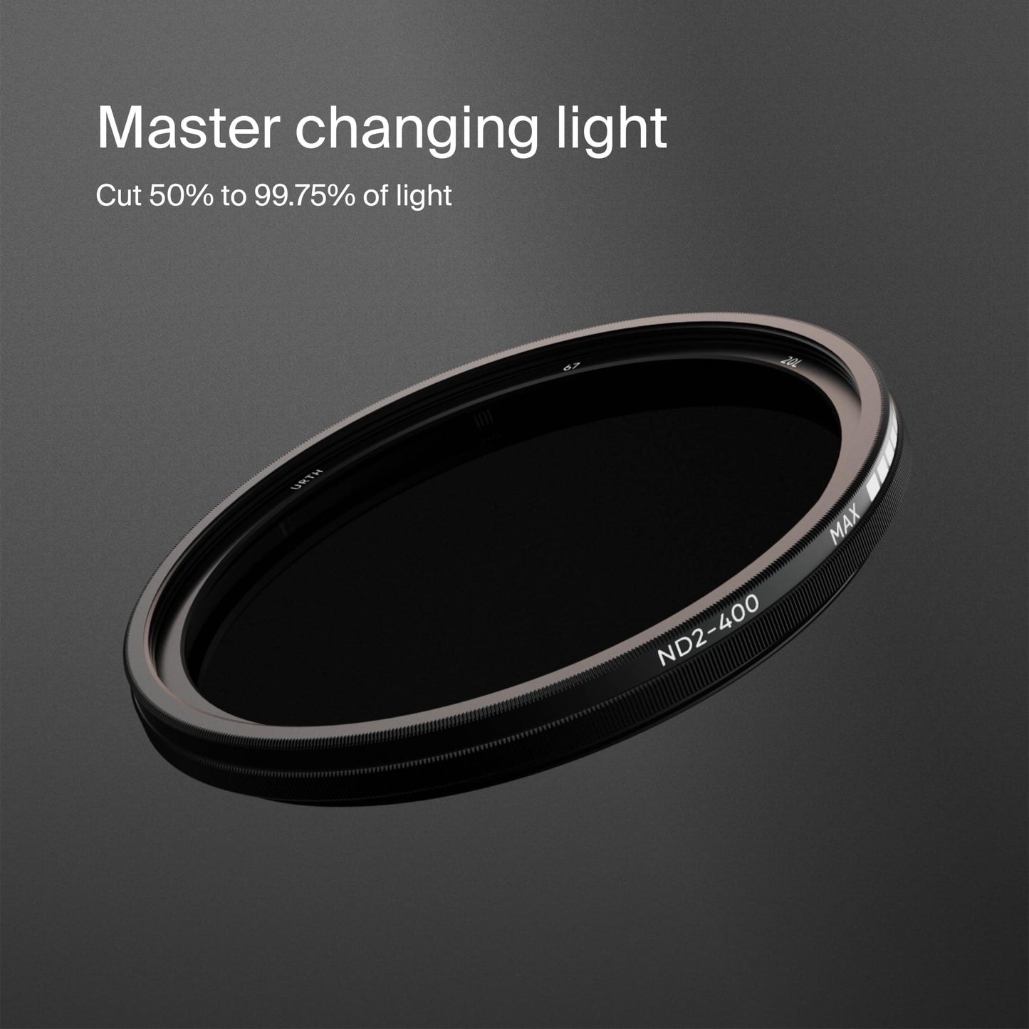Urth 46mm ND2-400 (1-8.6 Stop) Variable ND Lens Filter