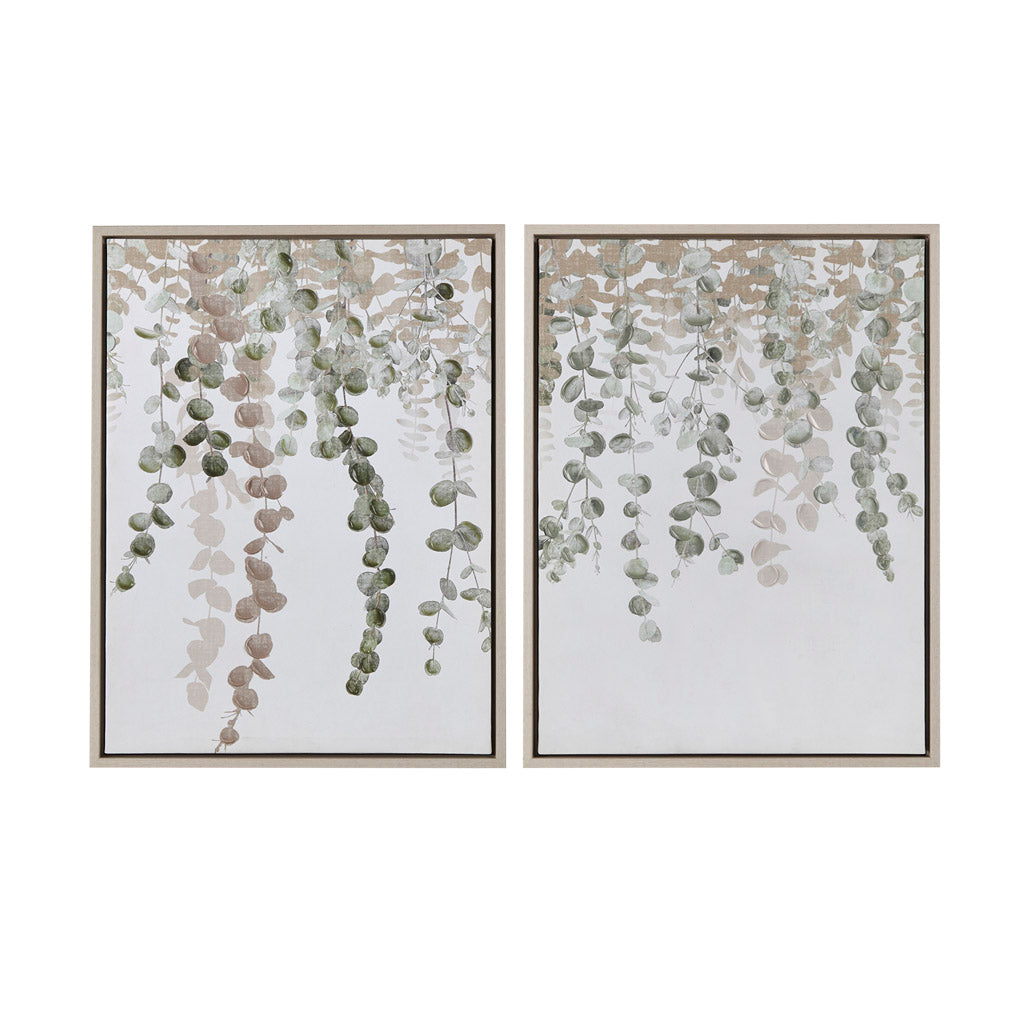 2-Piece Eucalyptus Framed Wall Art Set