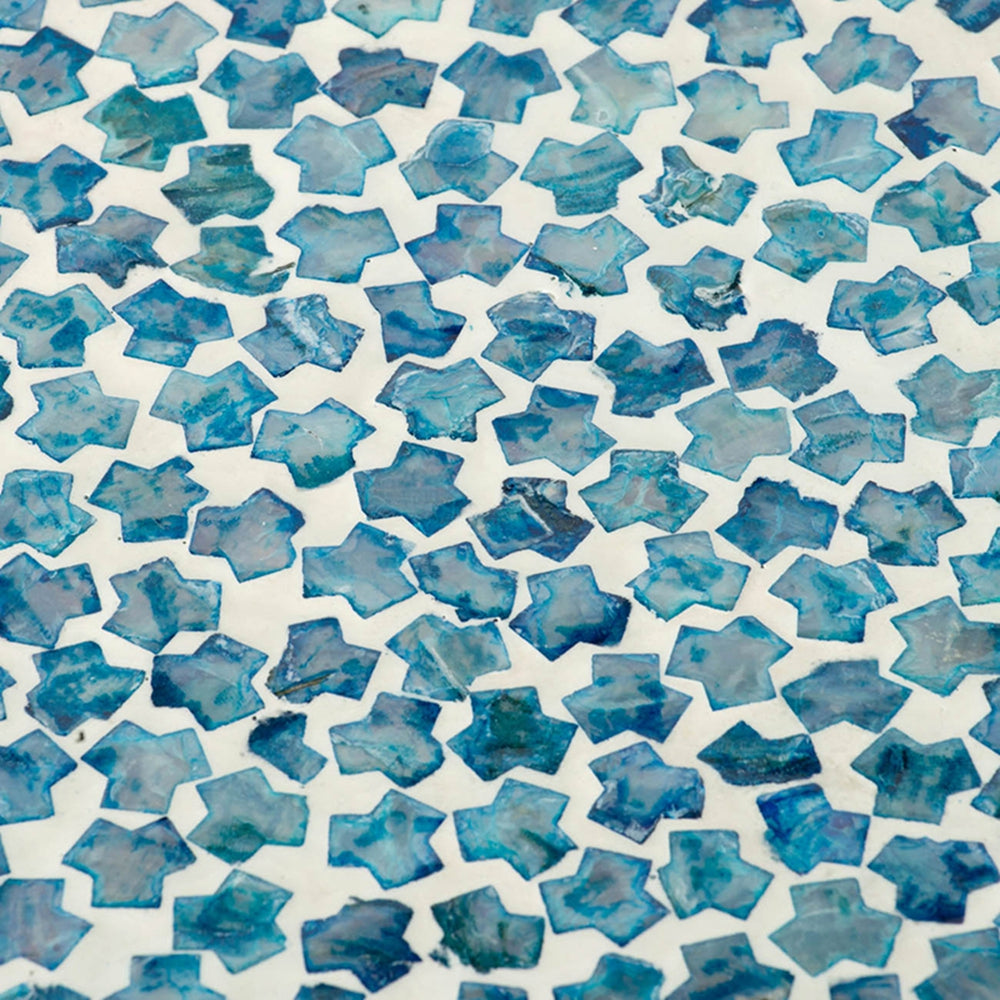 Outdoor Round Side Table with Chalice Shape
