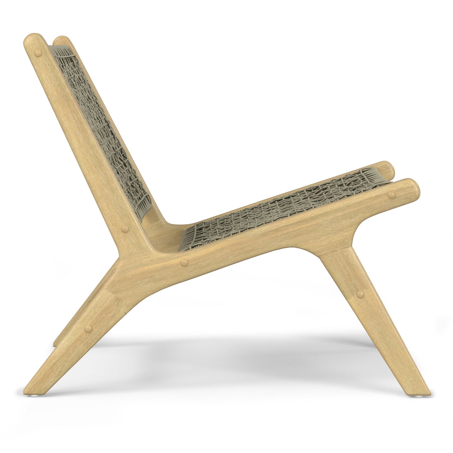 Outdoor Hand-Woven Rope Lounge Chair