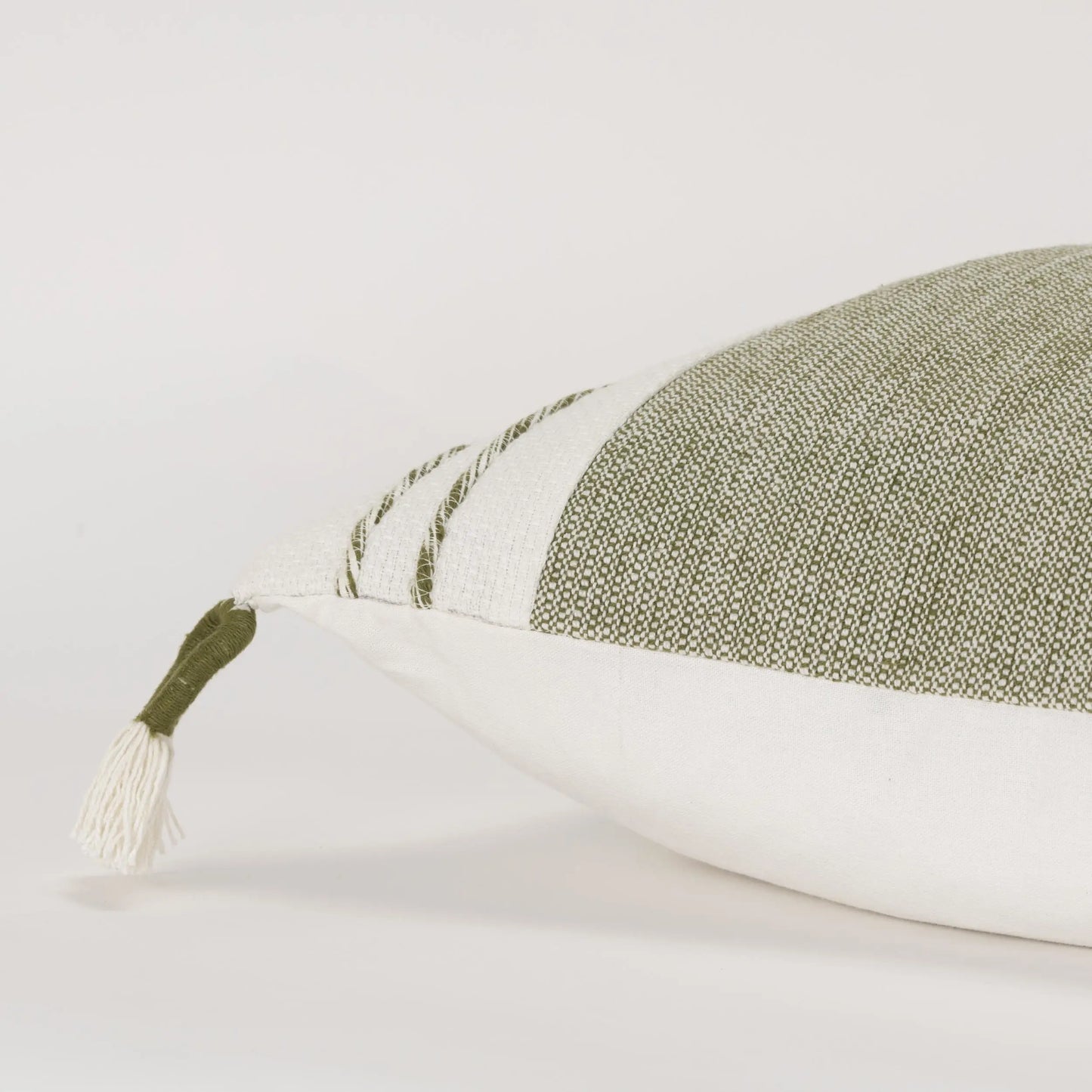 Woven Color Block Throw Pillow