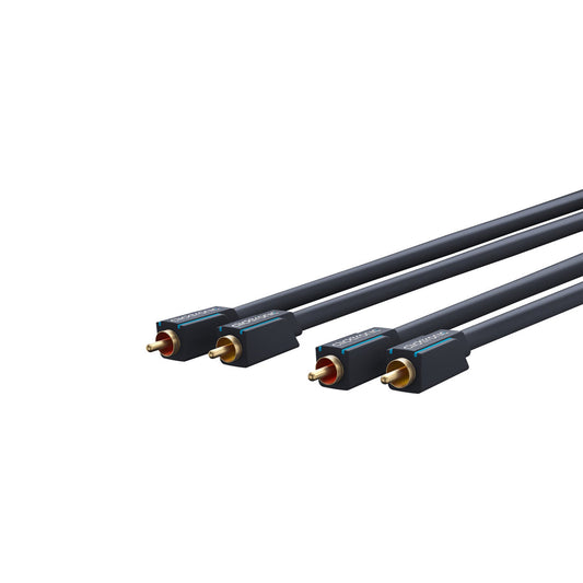 Clicktronic Stereo RCA Male to Male (st. Audio) 5m