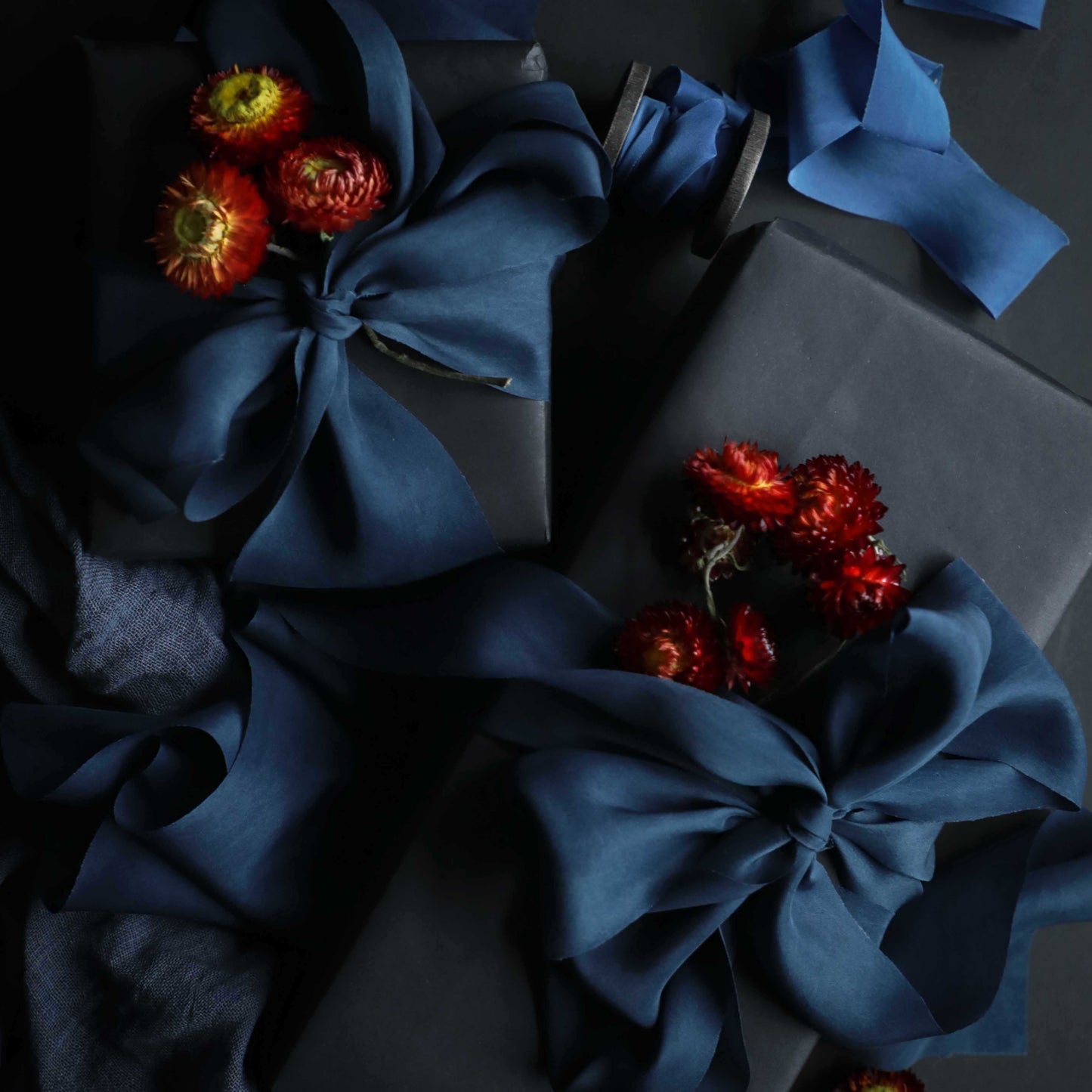 Sapphire {Indigo} Silk Ribbon
