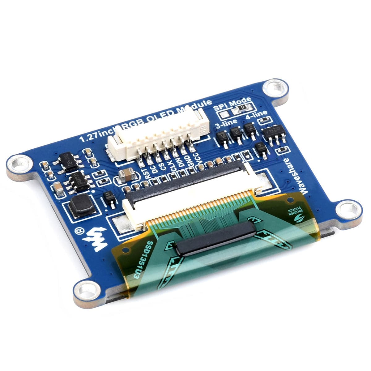 1.27" RGB OLED Display Module (128x96, 262K Colours)