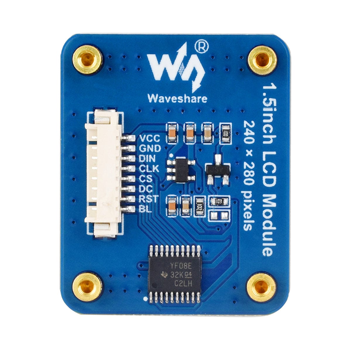 1.5" Rounded IPS LCD Display Module (240 x 280)