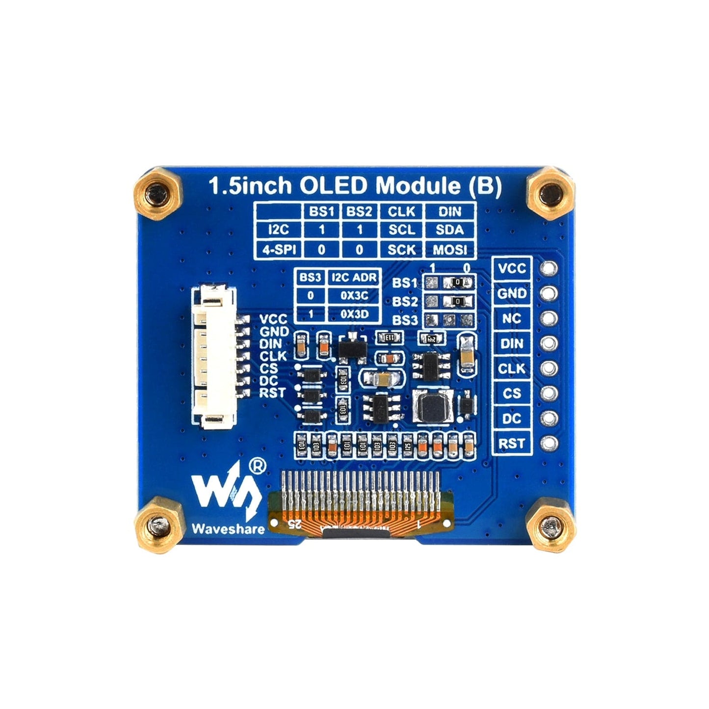 1.5" OLED Display Module (128 x128)