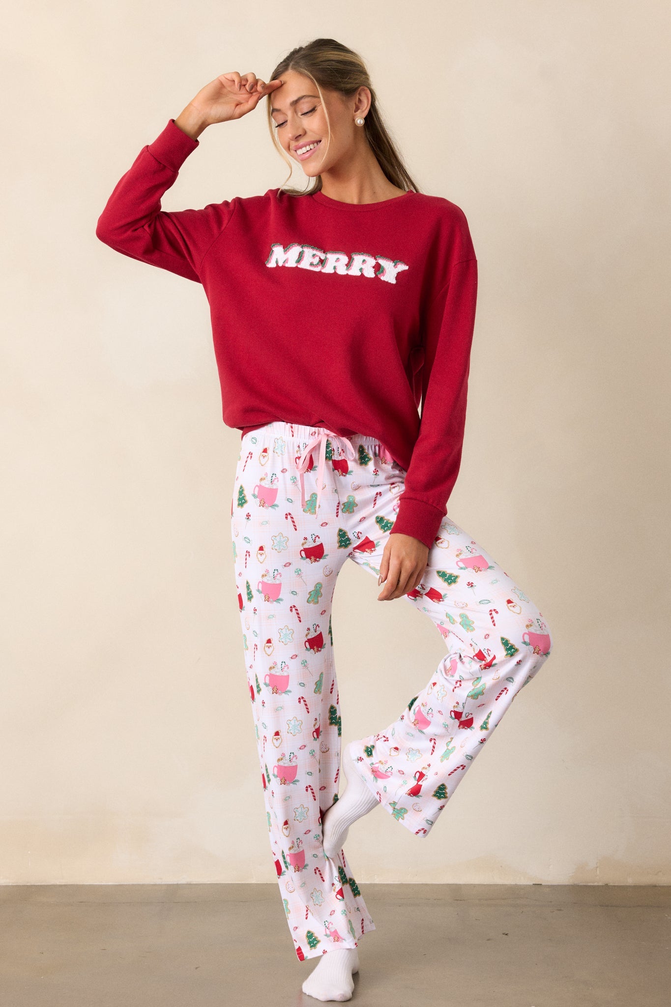 Merry Melodies Red Sweatshirt
