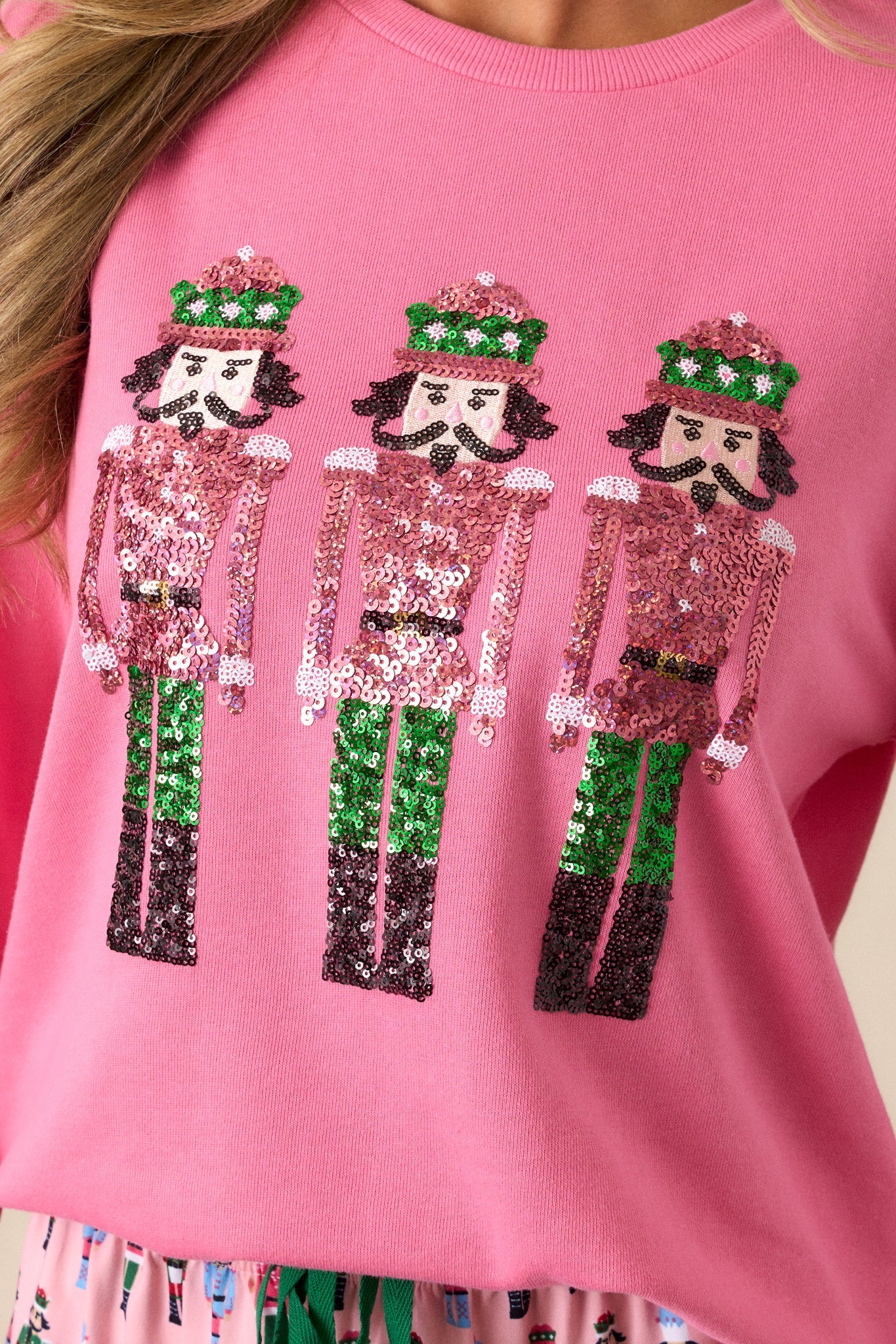 Nutcracker Joy Pink Sweatshirt