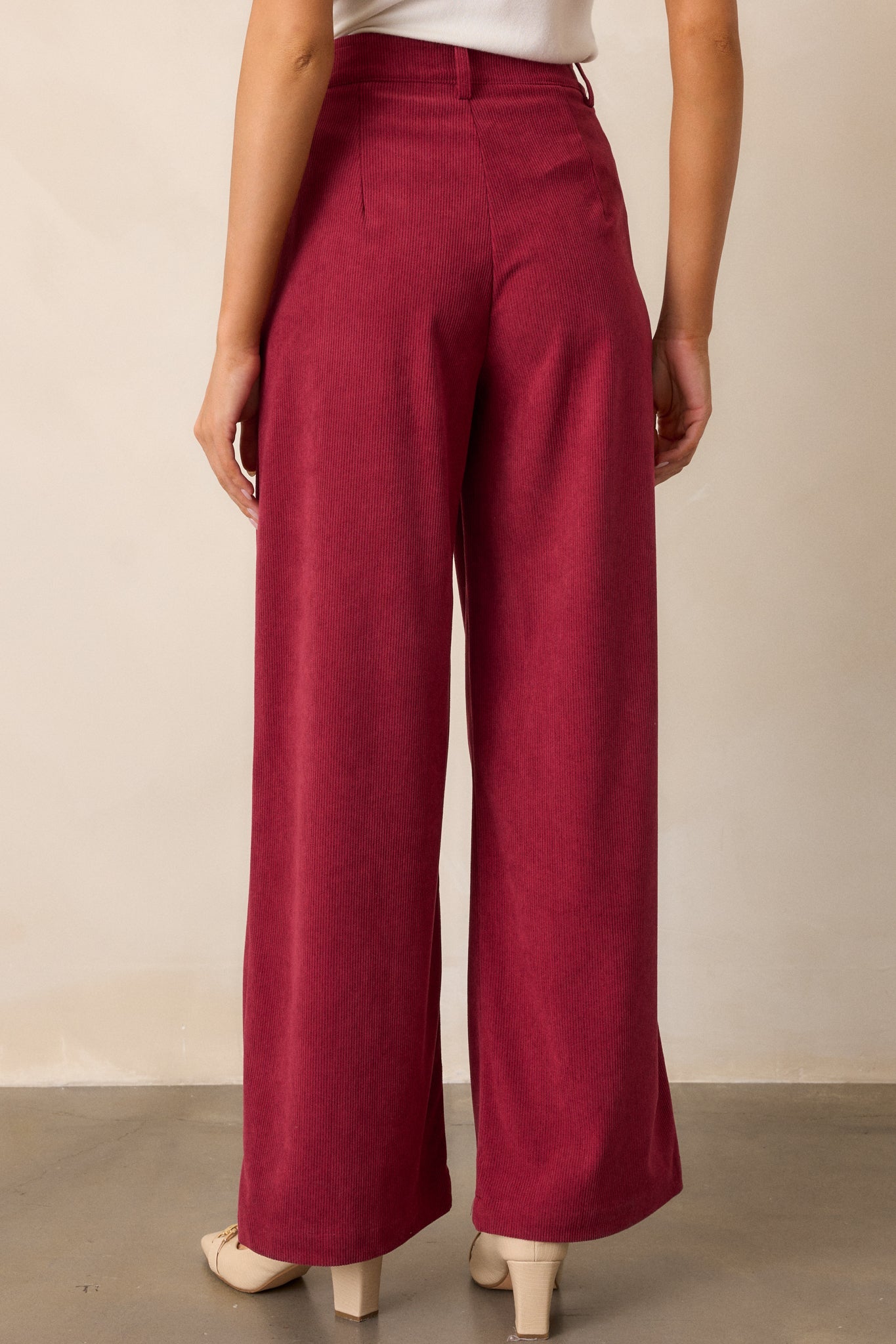 Beyond Bold Cranberry Pants