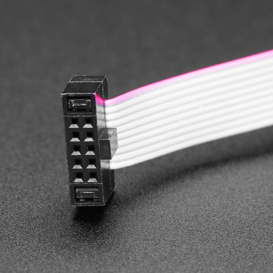 10-pin 2x5 Socket-Socket 1.27mm IDC (SWD) Cable - 300mm long