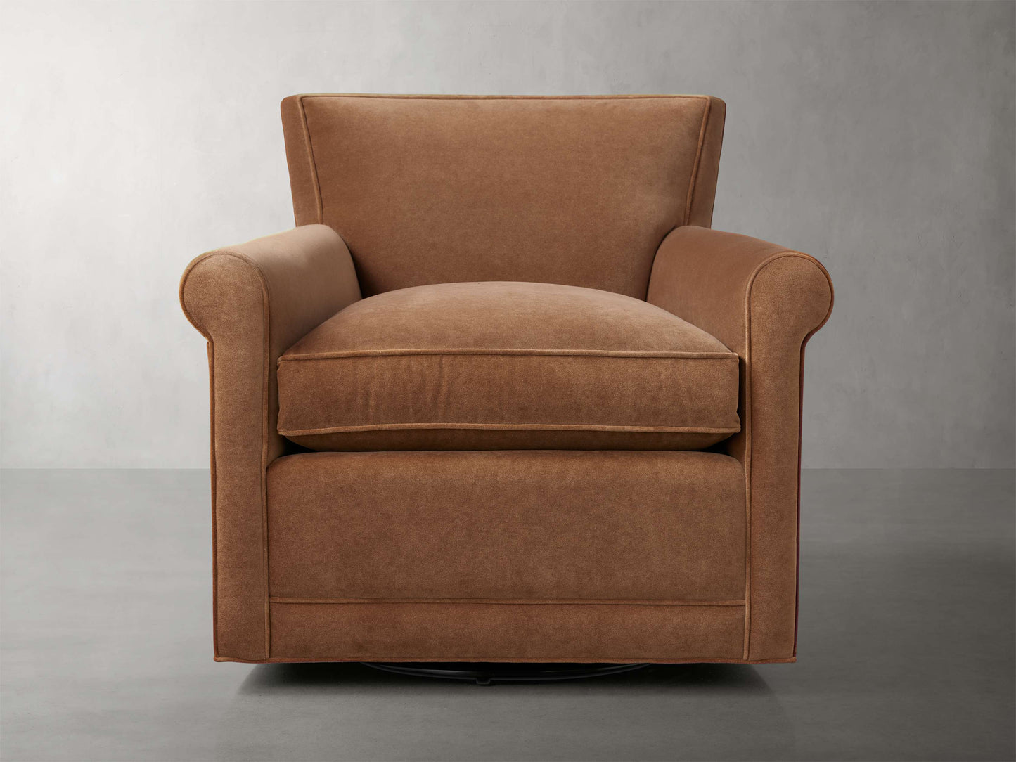 Rudy Rolled Arm Swivel Chair