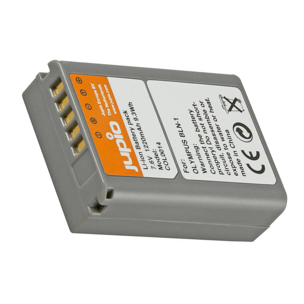 Jupio Li-Ion 7.6V 1220mAh Rechargeable Battery For Olympus BLN-1 Camera