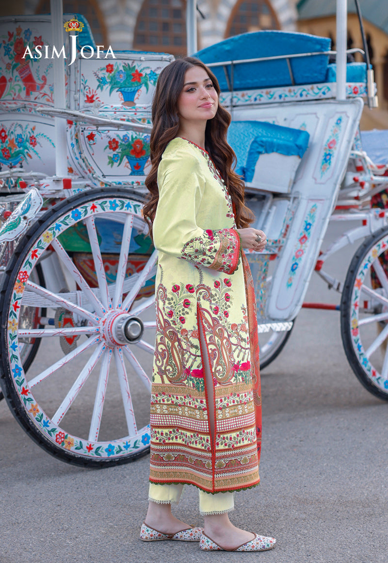 AJPL-06 PRINTED ARABIC LAWN 3 PCS