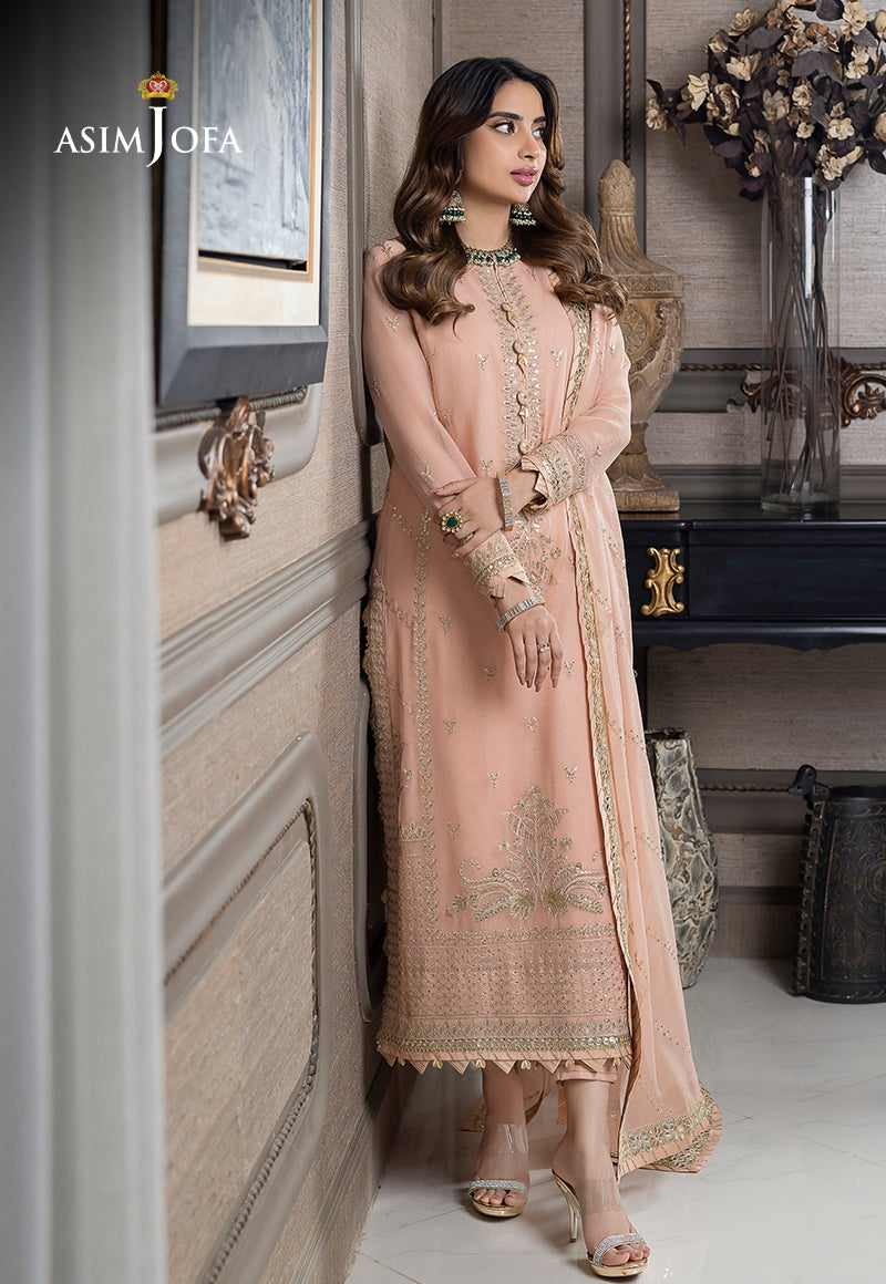 AJJM-04 EMBROIDERED CHIFFON 3 PCS