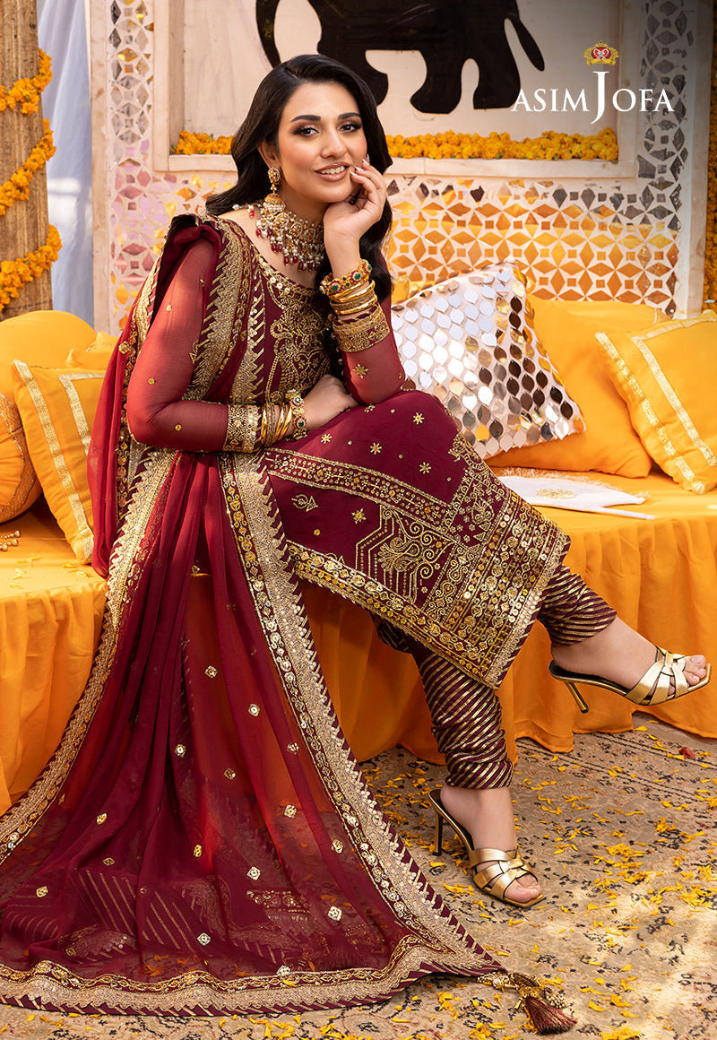AJDAP-20 EMBROIDERED CHIFFON 3 PCS