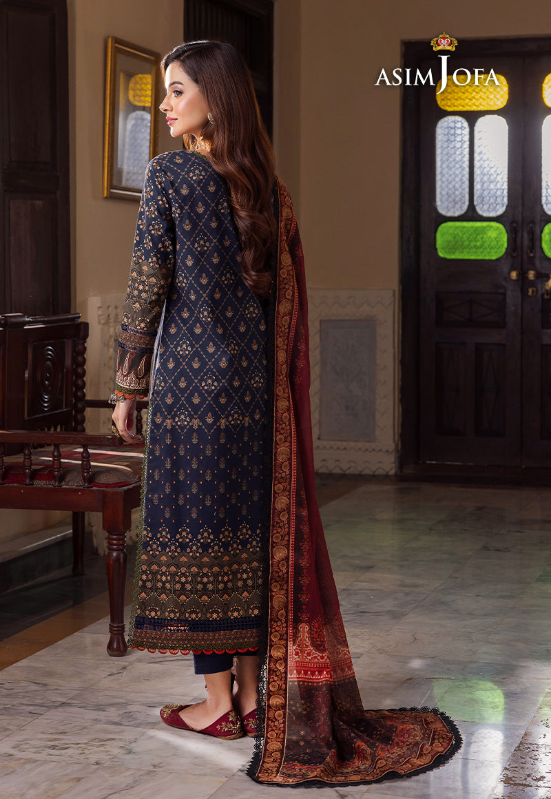 AJRW-25 EMBROIDERED PREMIUM WINTER COTTON 3 PCS