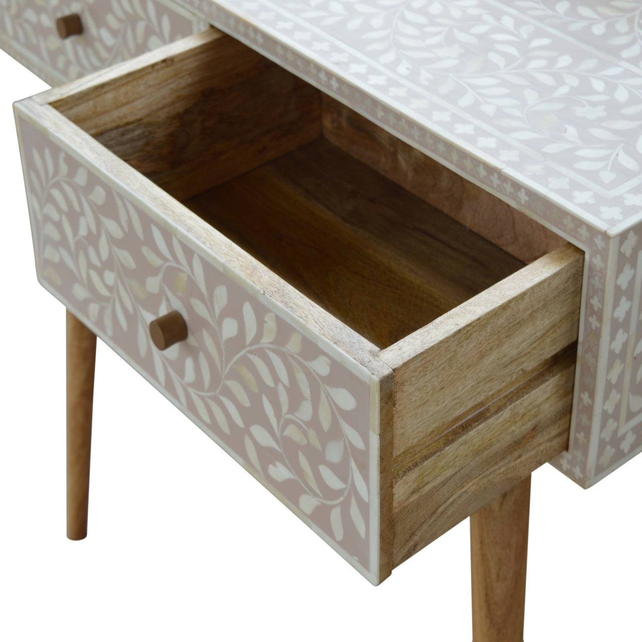 Floral Pattern Console Table