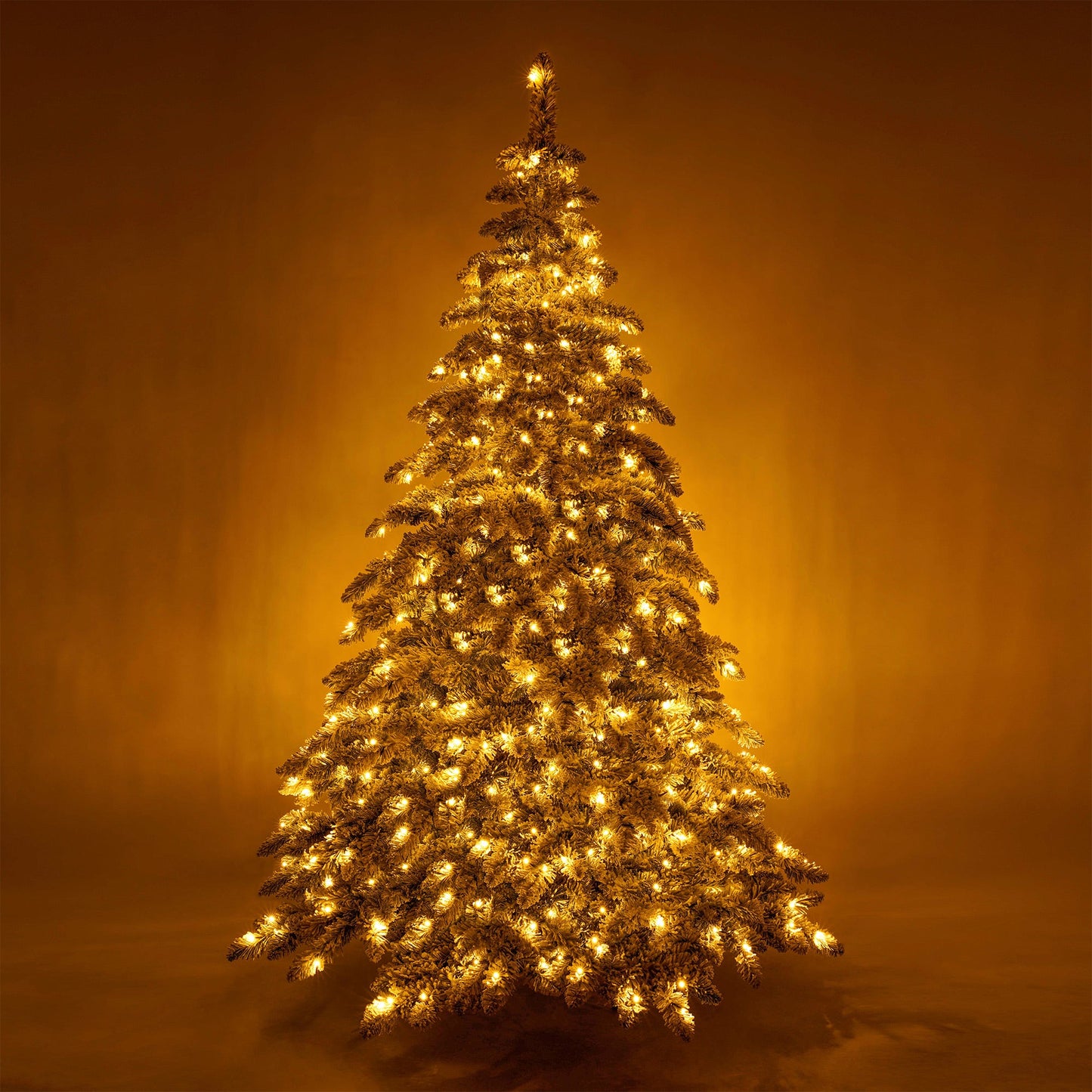 Mirvo 7.5ft Artificial Christmas Tree with 400 LED Lights and 1050 Bendable Branches, Xmas Tree Christmas Decorations
