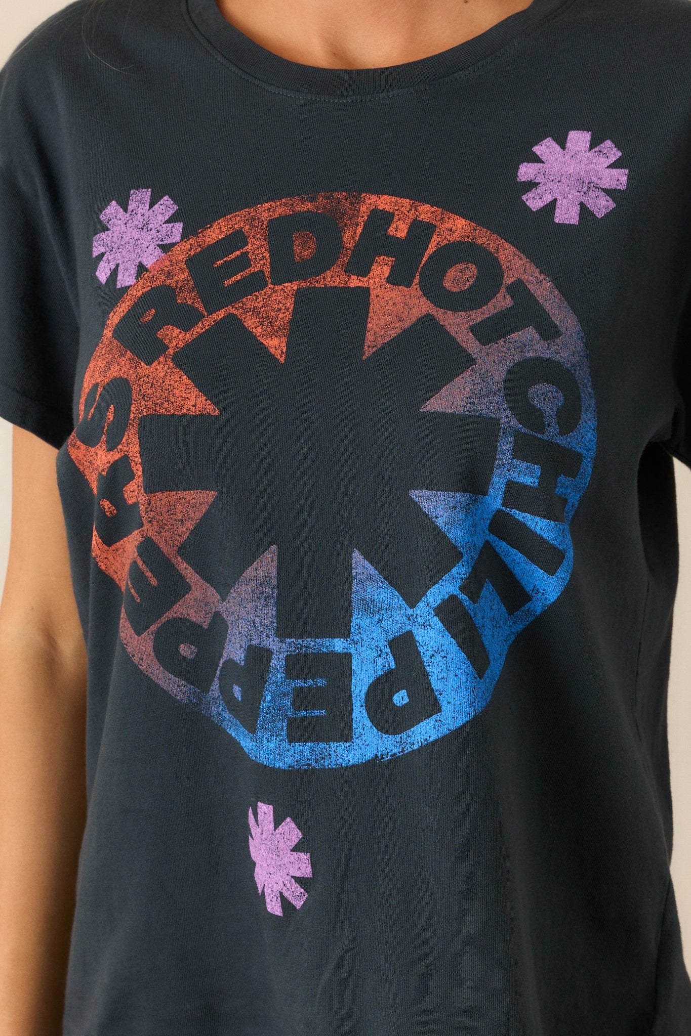 Red Hot Chili Peppers Vintage Black Asterisk Tour Tee