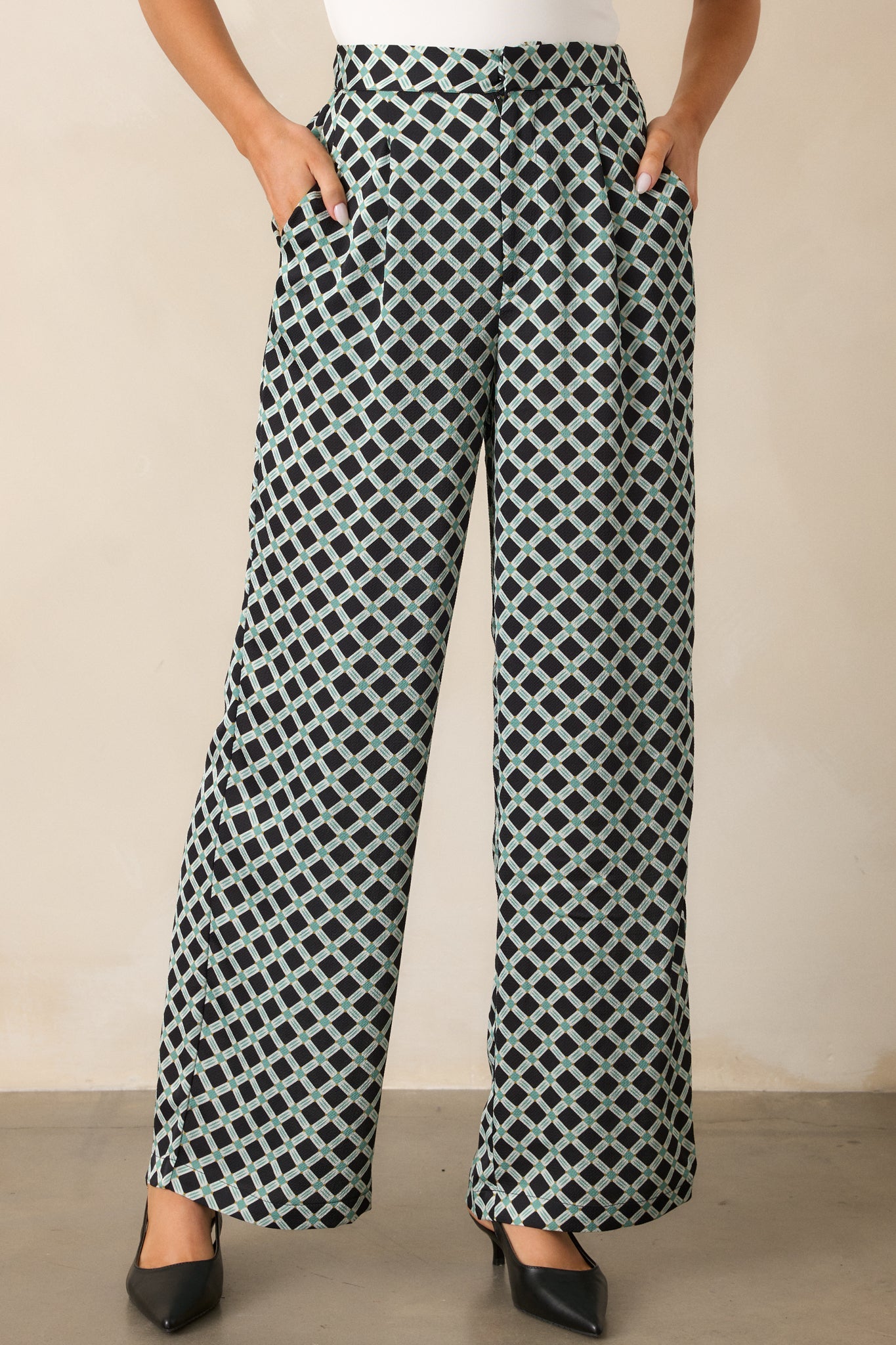 MINKPINK Nova Black Wide Leg Pant
