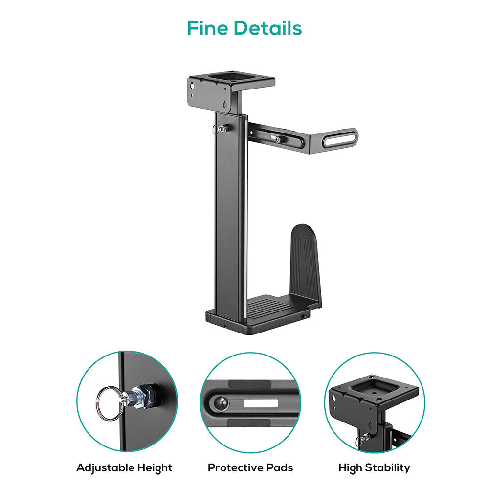 Activiva Ultra-Wide Adjustable Wall & Under-Desk PC Mount