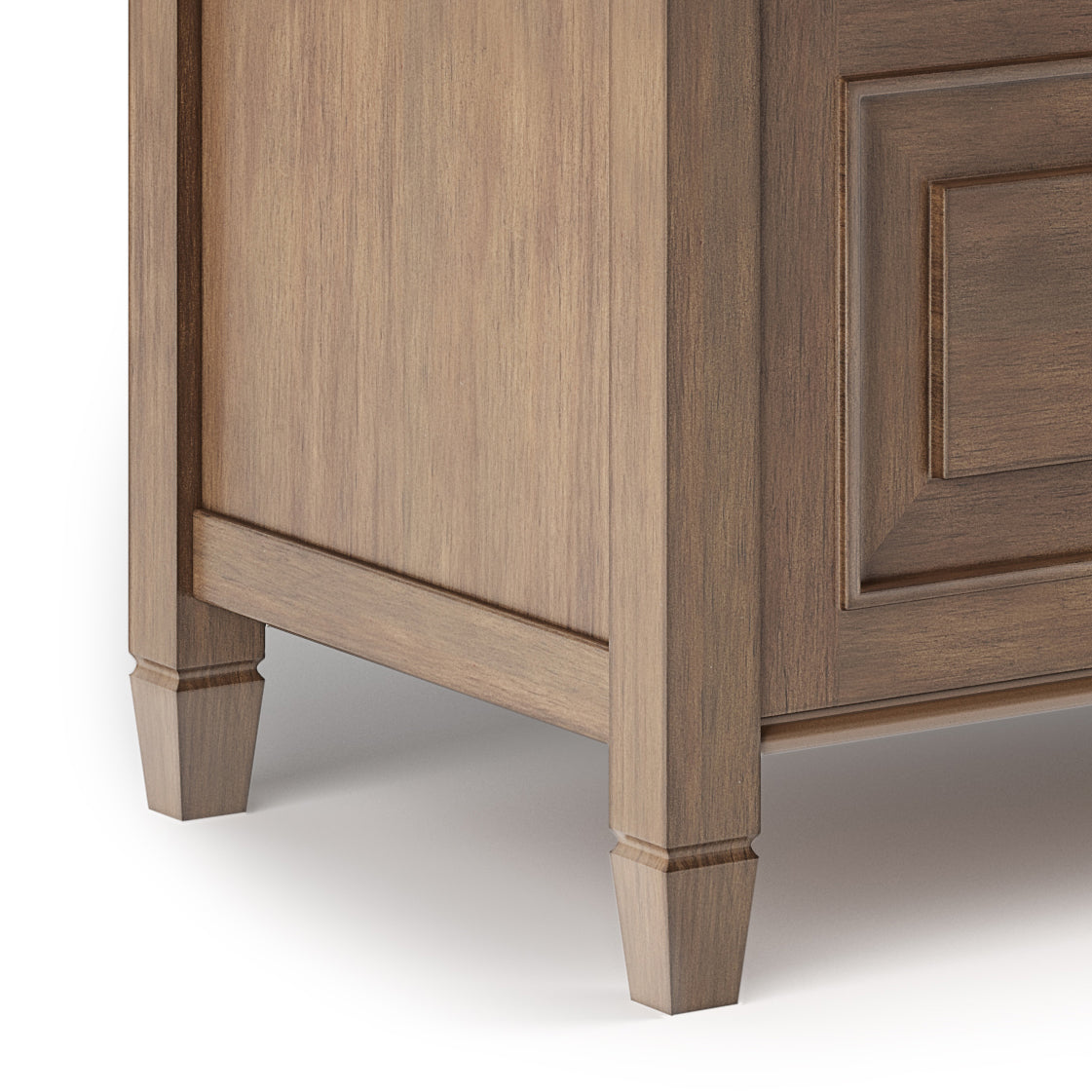 Lucidity Storage Bench with Lift-up Lids and Raised Panels