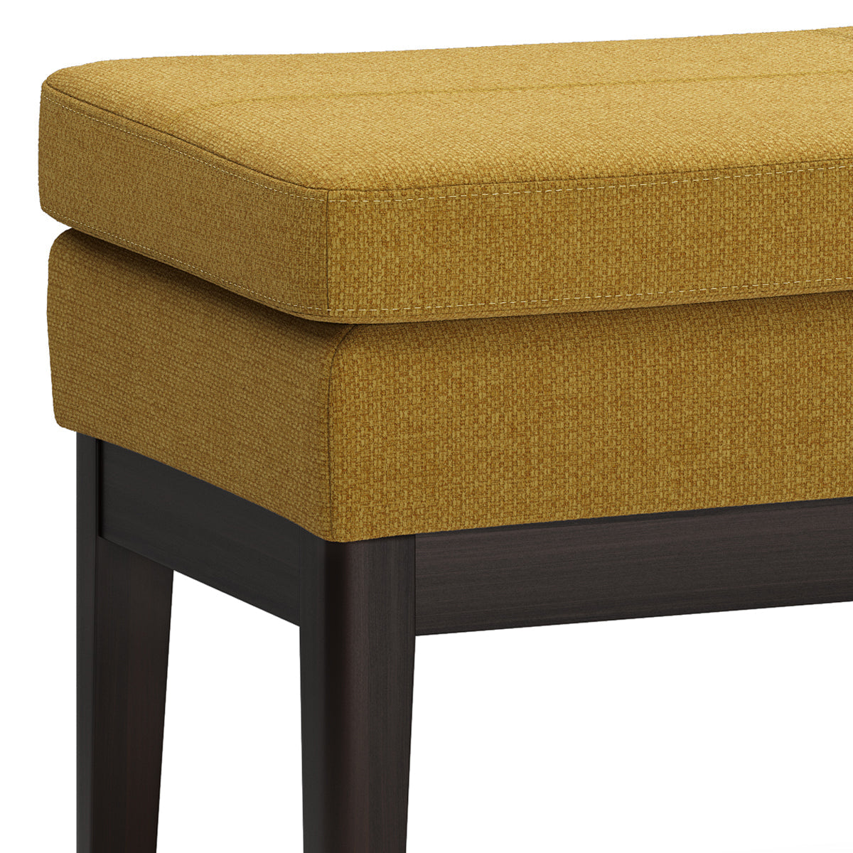 Nocturne 45.28" Ottoman Bench with Stitching Detail
