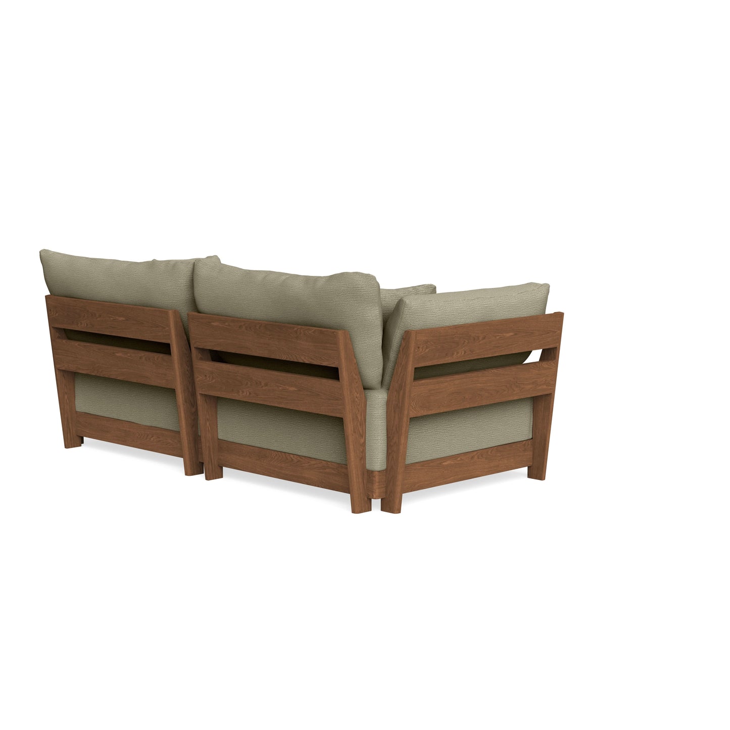 Modular Bondi Espresso 2-Seater Sofa in Cappuccino | Classic Blend