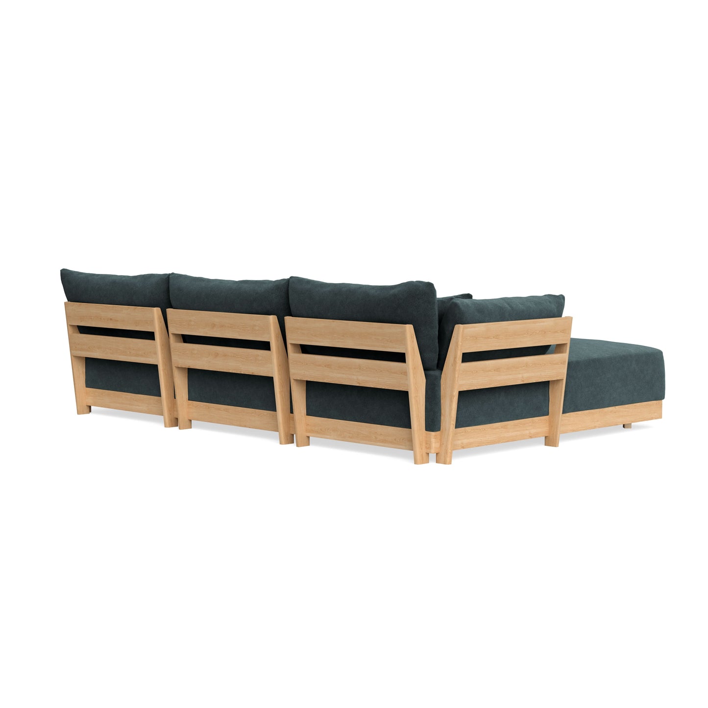 Slipcover Only - Modular Bondi 3-Seater Sectional in Nightfall