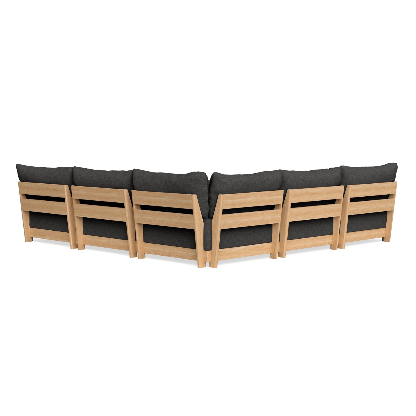 Slipcover Only - Modular Bondi 5-Seater Corner Sectional in Graphite