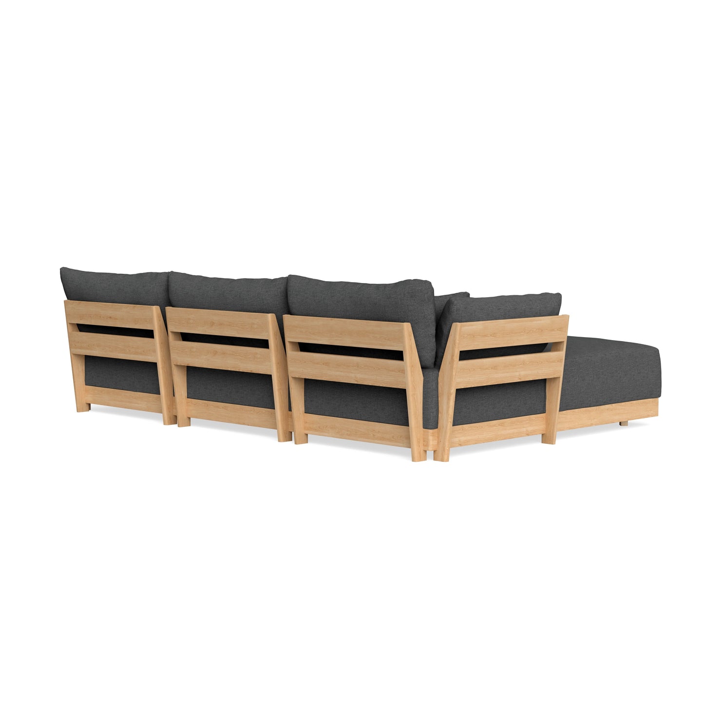 Slipcover Only - Modular Bondi 3-Seater Sectional in Pebble
