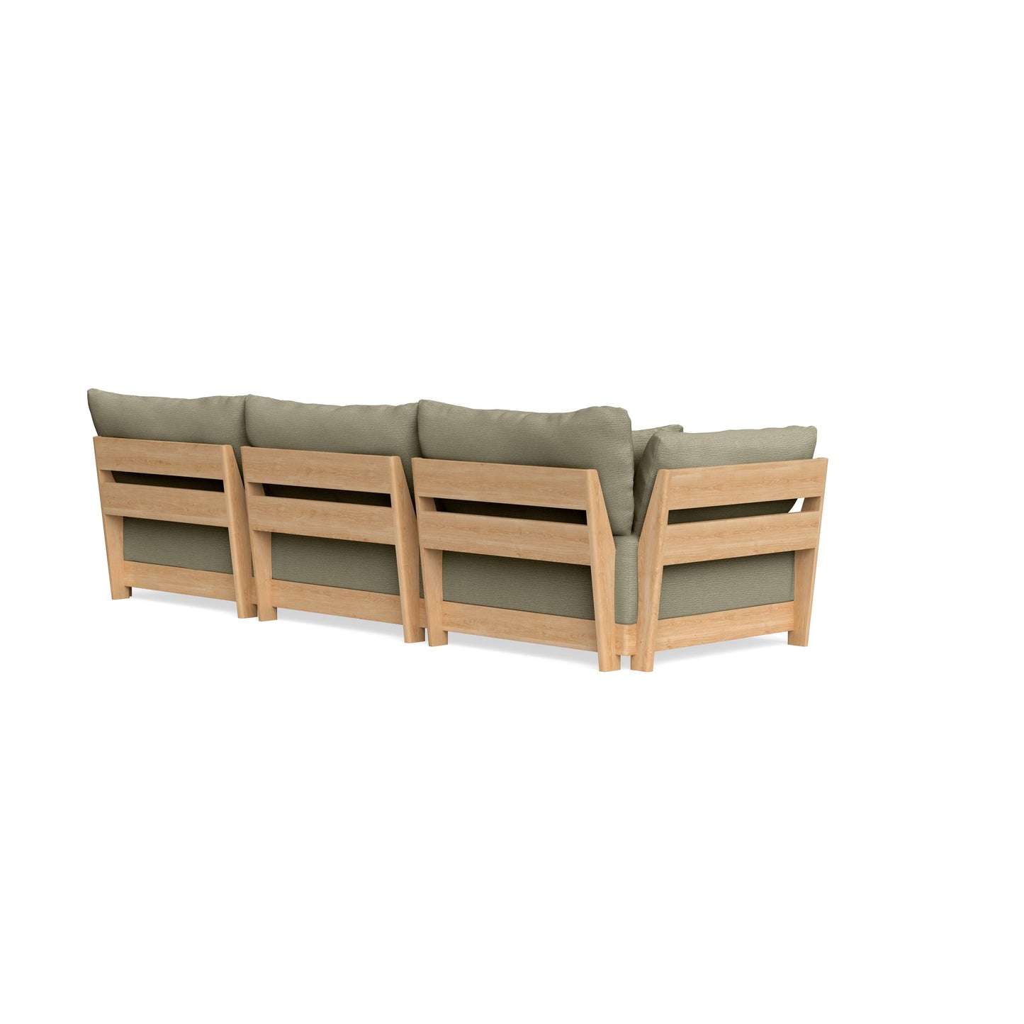 Modular Bondi Latte 3-Seater Sofa in Cappuccino | Classic Blend