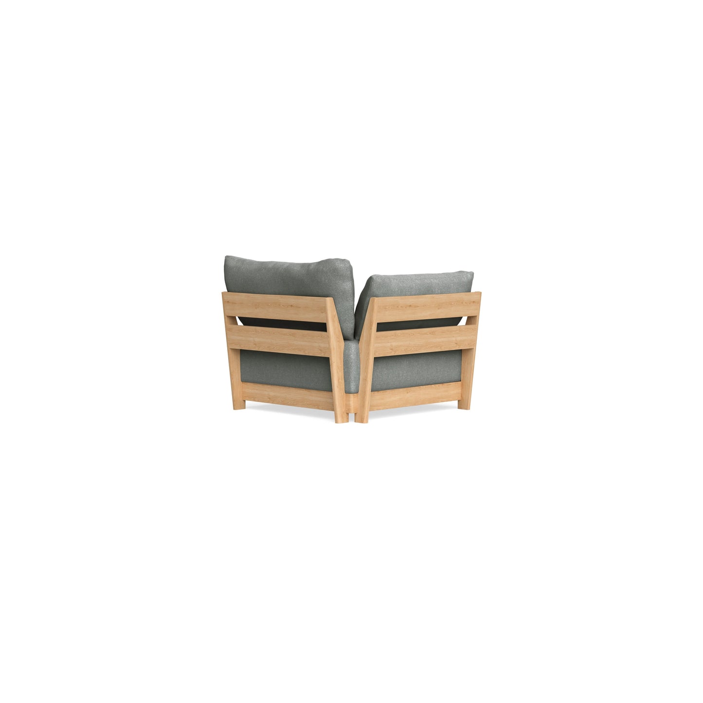 Slipcover Only - Modular Bondi End Chair in Storm Gray