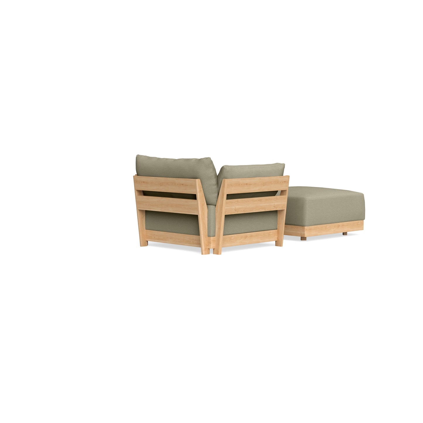 Slipcover Only - Modular Bondi Armchair + Ottoman in Cappuccino