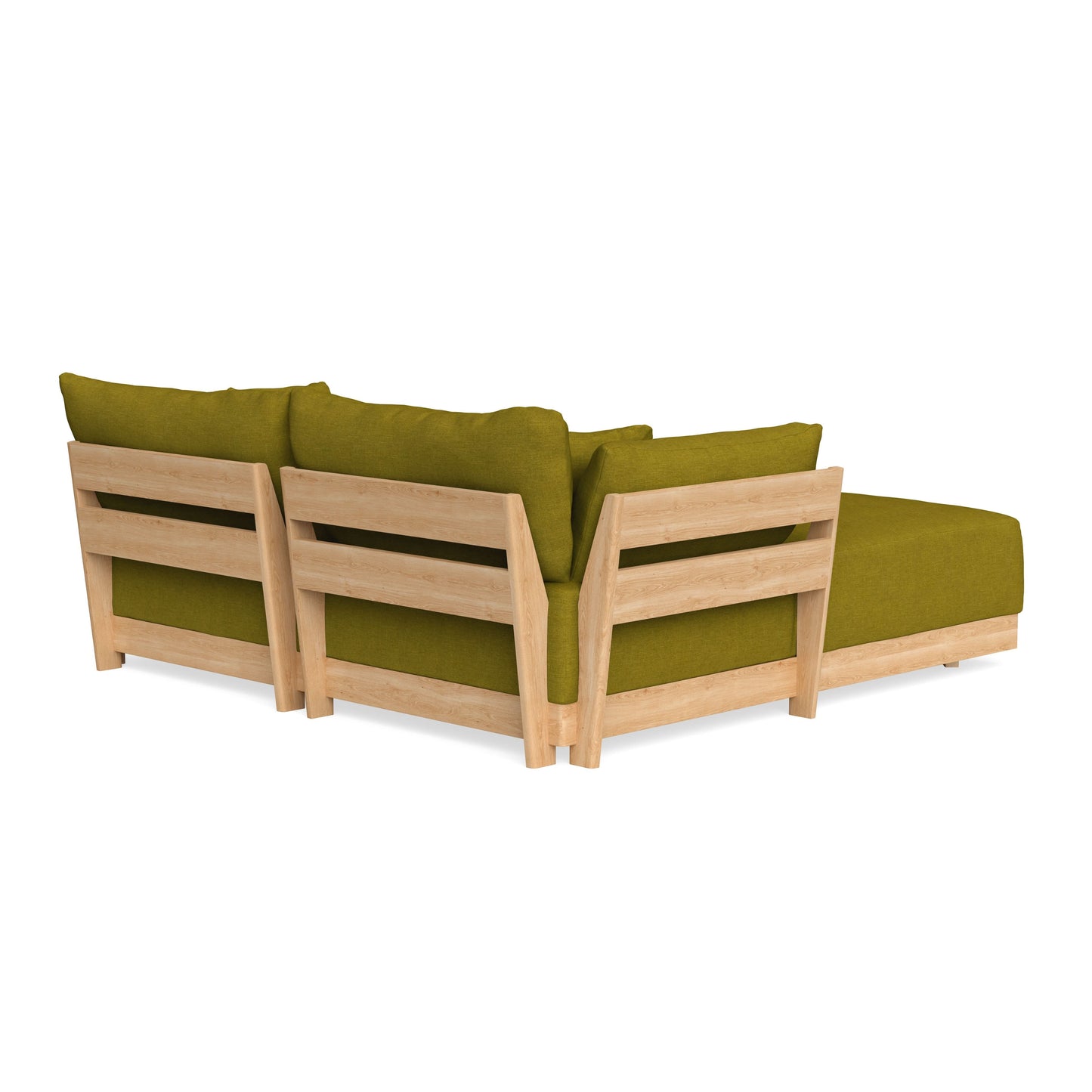 Slipcover Only - Modular Bondi 2-Seater Sectional in Olive Green