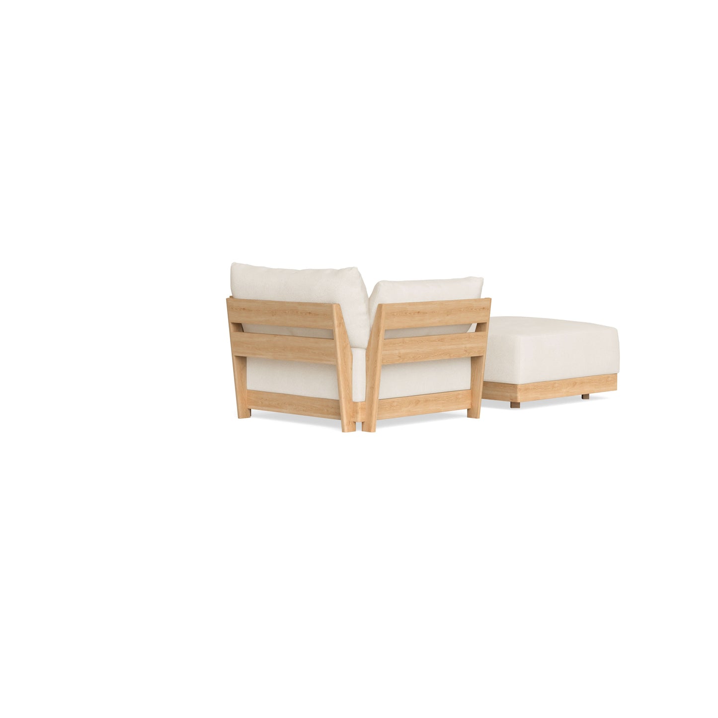 Slipcover Only - Modular Bondi Armchair + Ottoman in Powder