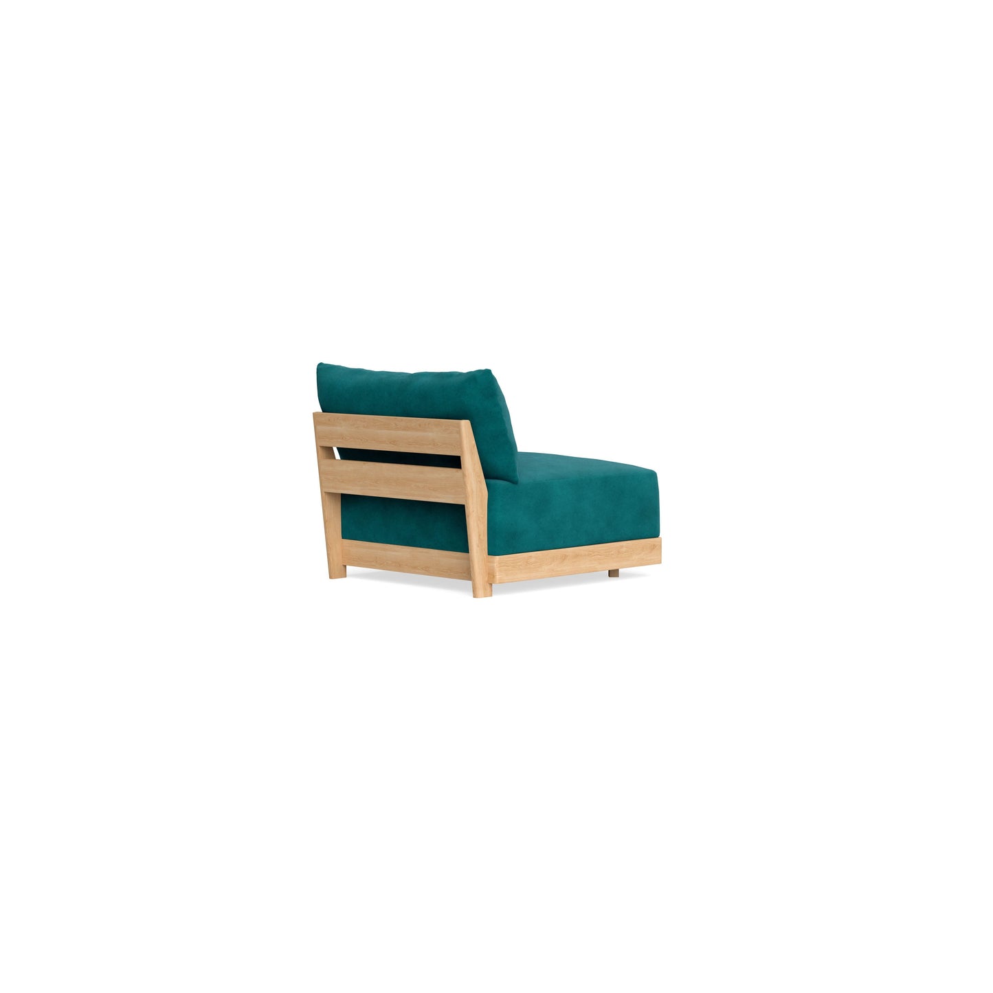 Slipcover Only - Modular Bondi Armless Chair in Peacock