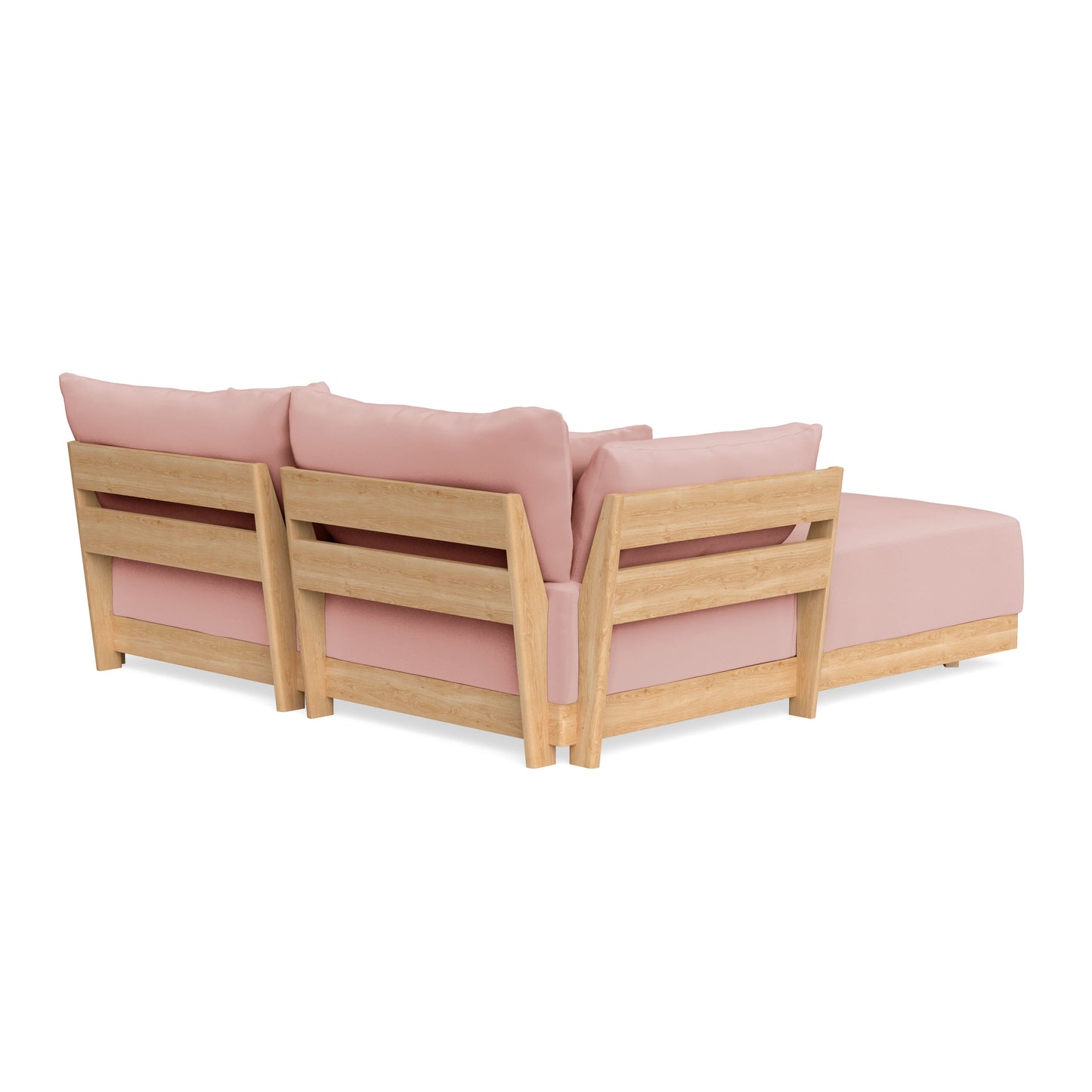 Slipcover Only - Modular Bondi 2-Seater Sectional in Powder Pink