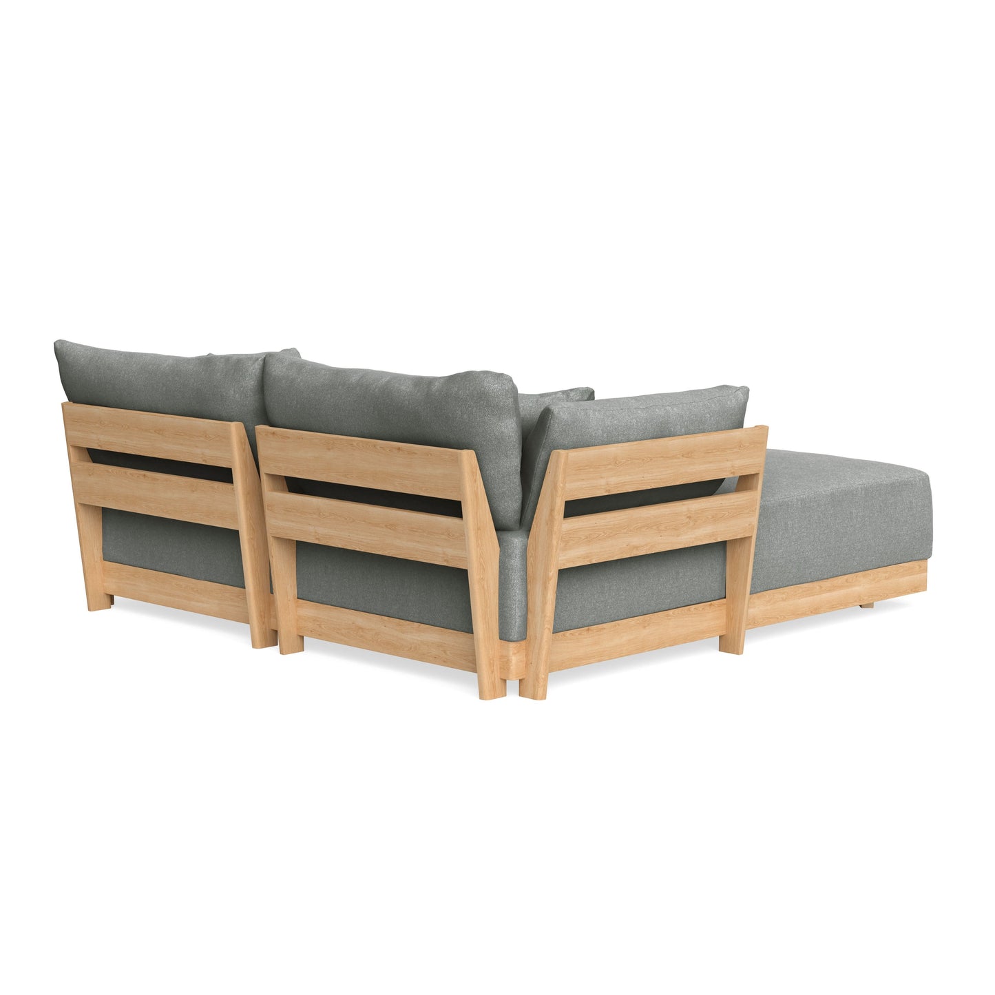 Slipcover Only - Modular Bondi 2-Seater Sectional in Storm Gray