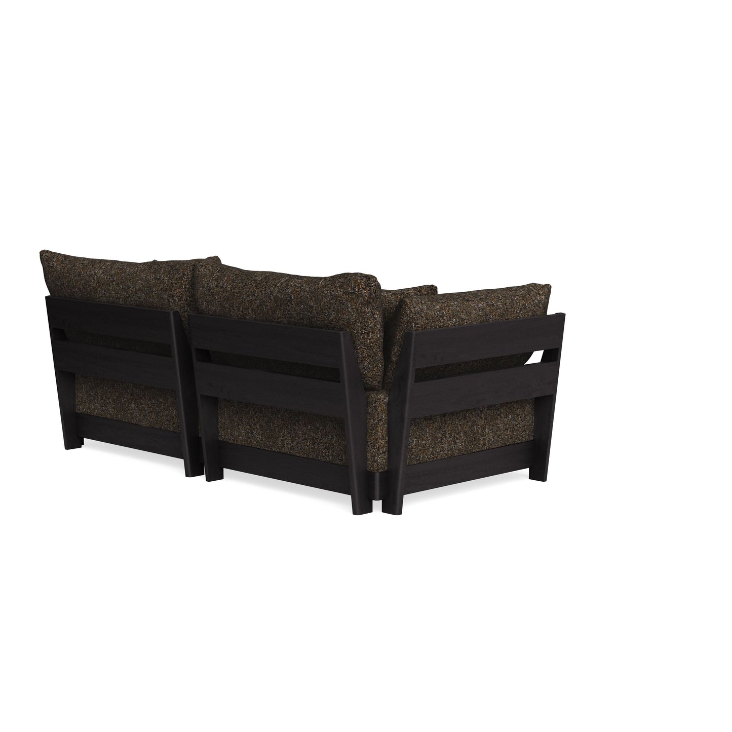 Modular Bondi Black 2-Seater Sofa in Phantom | Classic Blend