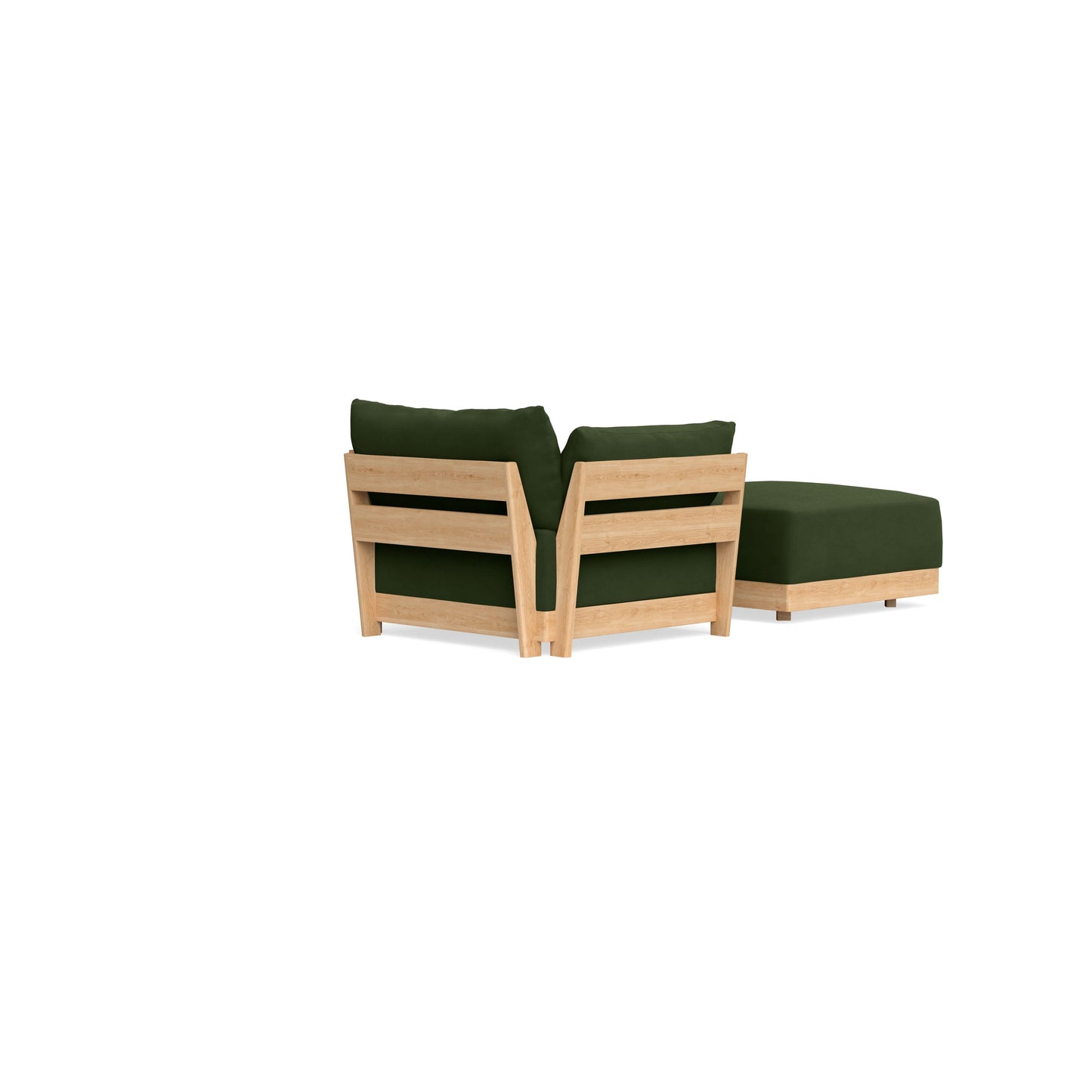 Slipcover Only - Modular Bondi Armchair + Ottoman in Tuscan Green