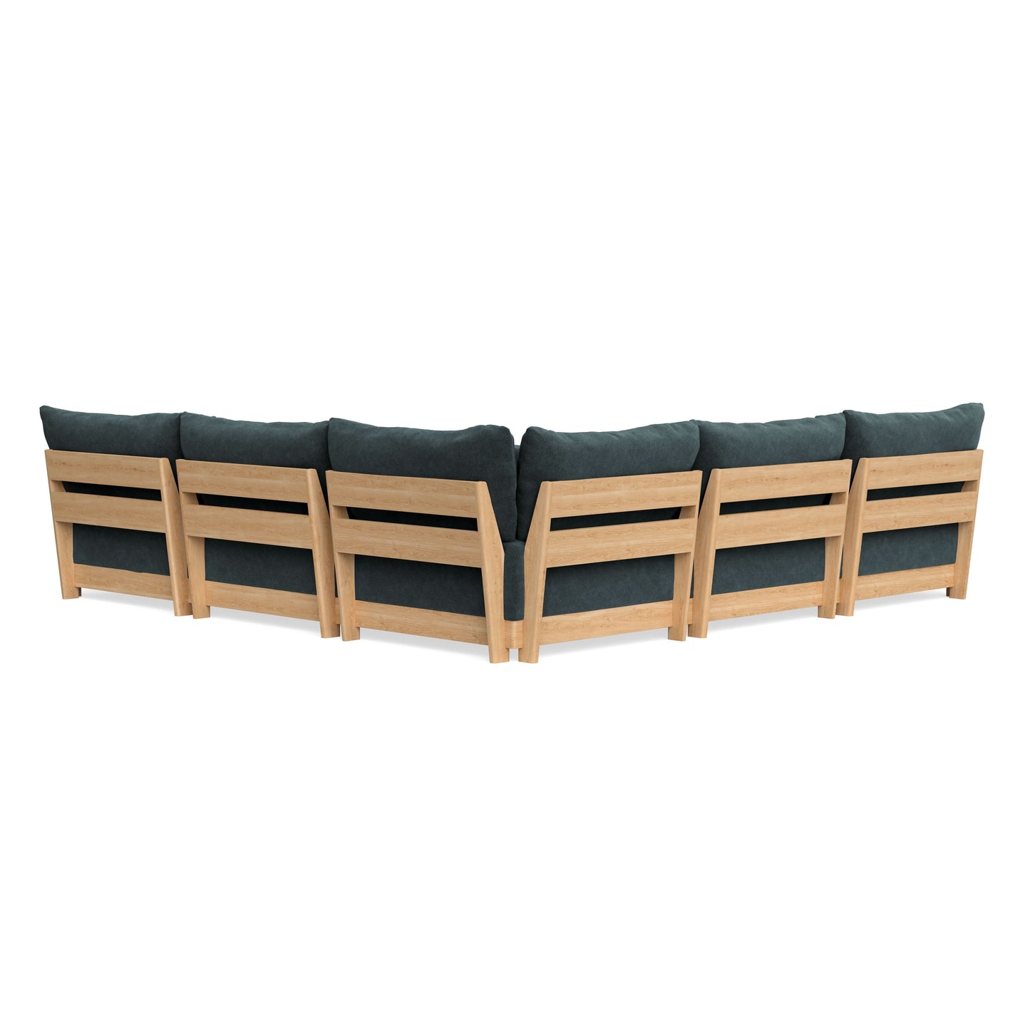 Slipcover Only - Modular Bondi 5-Seater Corner Sectional in Nightfall